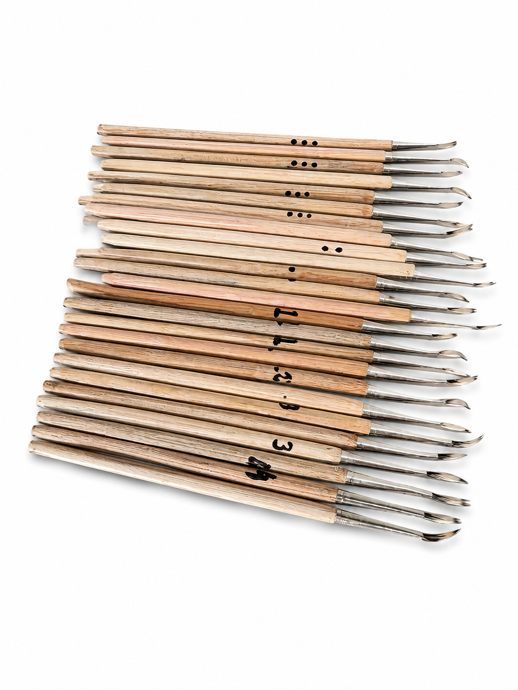 Professional Miniature Curved Brush Set