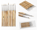 Professional Miniature Curved Brush Set