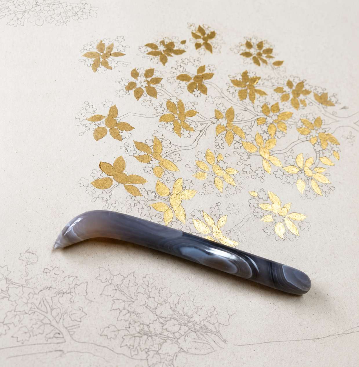 Agate Gold Burnisher/ Line Burnisher