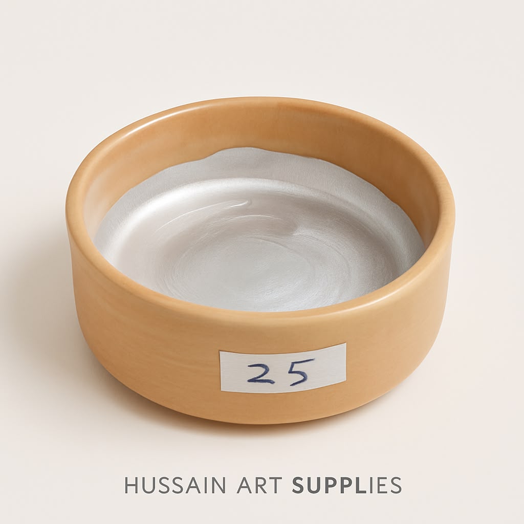 Premium Hand-Ground Shell Silver